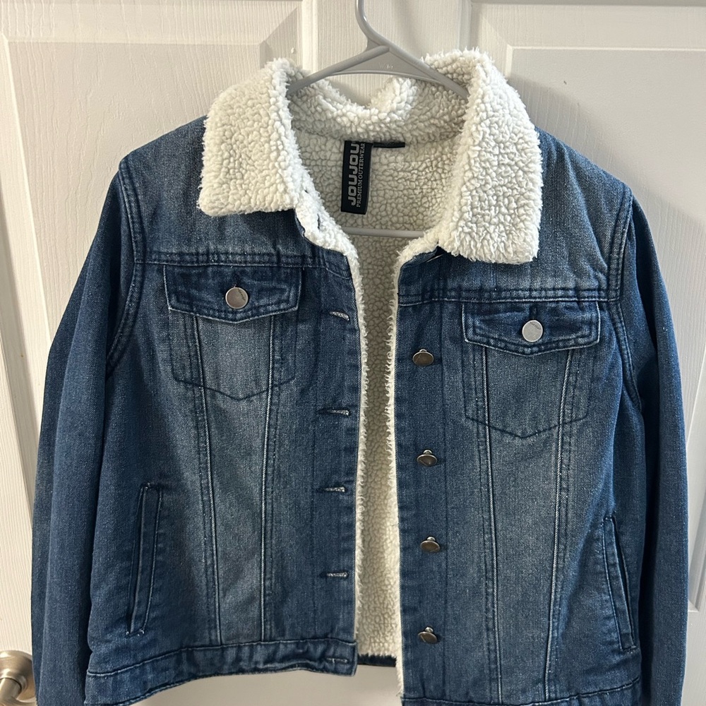 Jou Jou Sherpa Jean Jacket